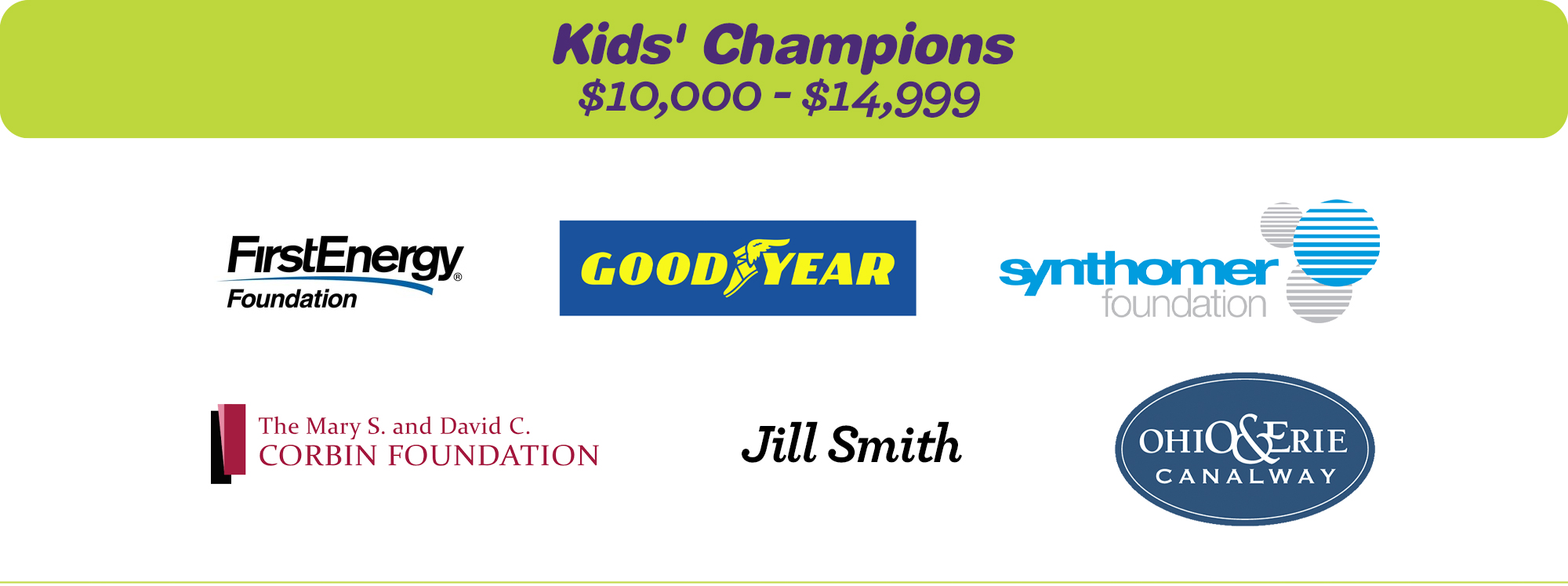 Kids' Sponsors