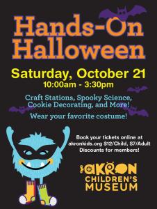 Hands-on Halloween October 21, 2023