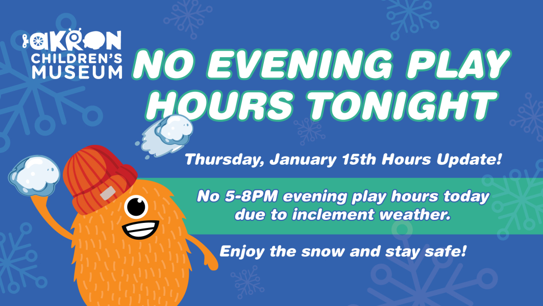 Museum Closed during evening play hours today, January 15, 2026