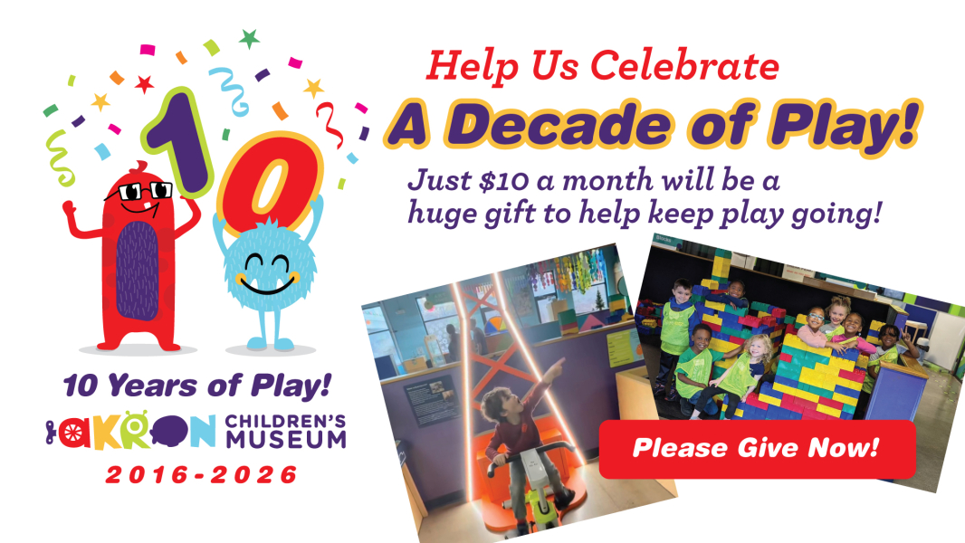 Help us celebrate a Decade of Play! Give now!