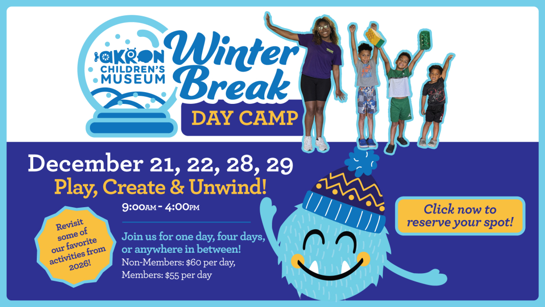 Winter Break Day Camp Dec 21, 22, 28, 29, 2026