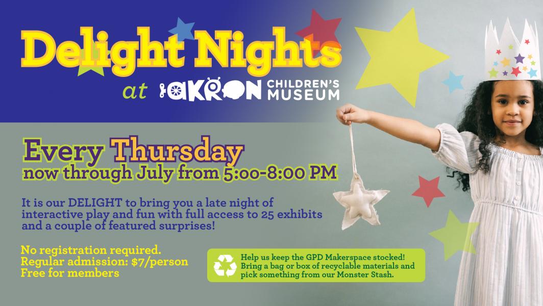Delight Nights - Every Thursday thru July - No registration required!