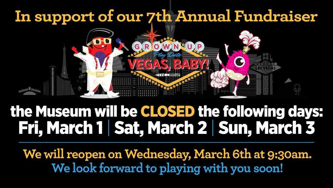 Grown Up Play Date Fundraiser: Vegas, Baby! March 2, 2024